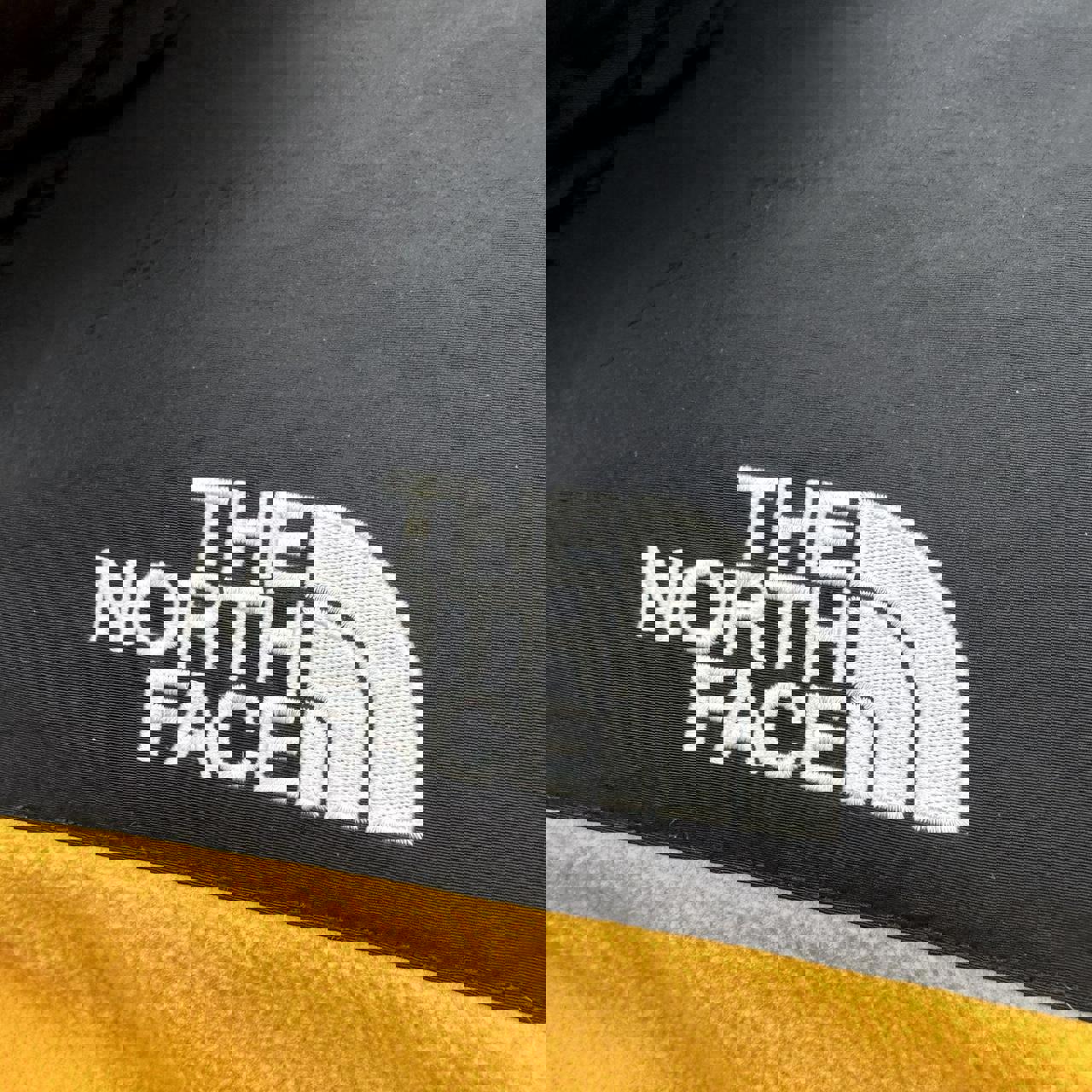 Supreme x The North Face TNF RTG Fleece Jacket in yellow and black.
